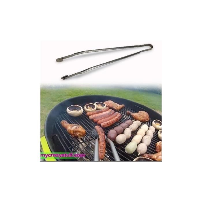6006 en acier inoxydable barbecue pince à barbecue grillwender viande fourche saucisses pince Gril