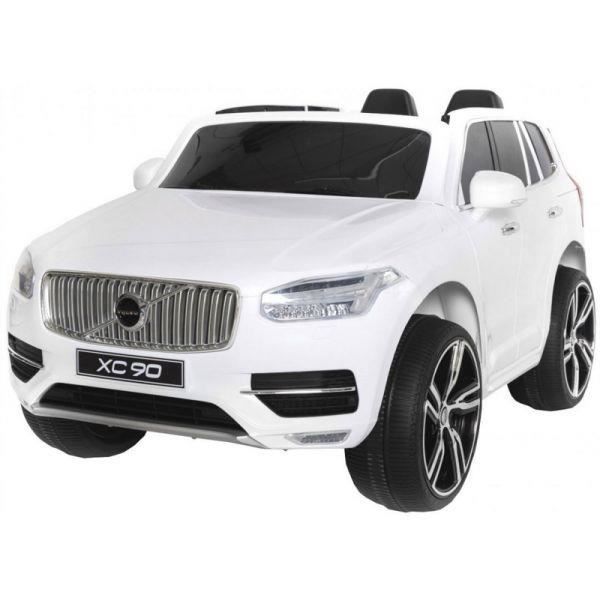 Voiture Electrique 2 Places 12v Volvo Xc90 Blanc Metallise Pack