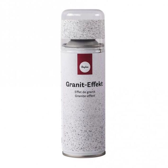 Peinture Effet Granite Nuance Peinture Effet Granit En Spray Rayher Blanc 200 Ml Achat