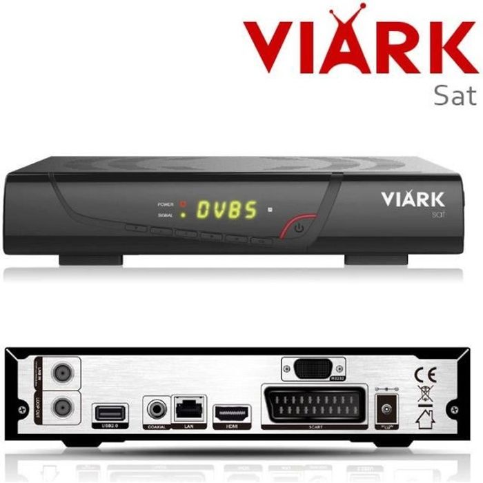 Récepteur décodeur satellite Viark Hd Usb Wifi et RJ45 Rcpvrkst01574
