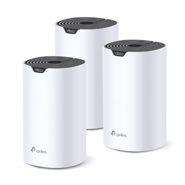 Système maillé – TP-Link – Deco S7 – Pack de 3 – Wi-Fi AC1900 – Couleur Blanc et Noir
