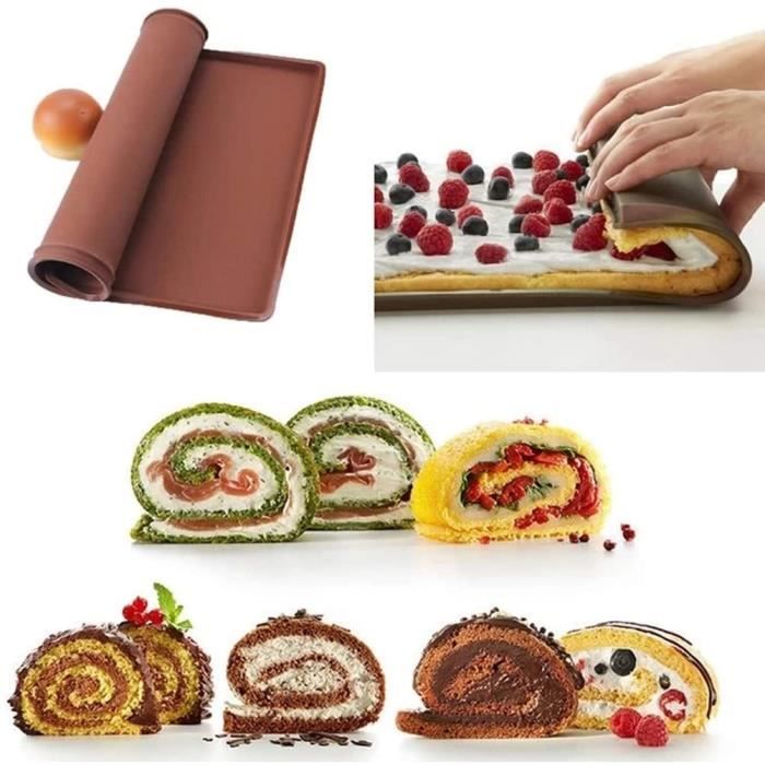 Plaque Genoise Silicone Moule Patisserie Pour Buche Cdiscount Maison