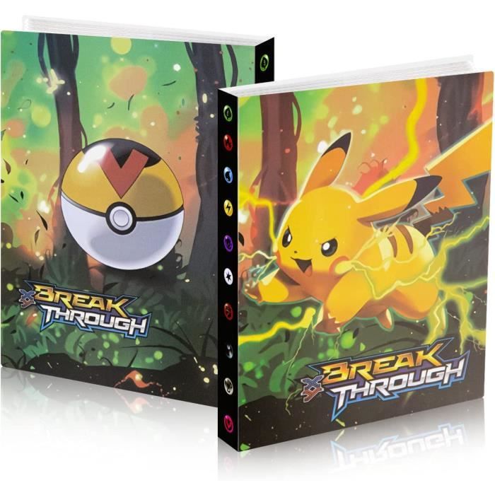 Classeur Cartes à Collectionner - 30 Pages, 240 Cartes, Pochettes Plastique - Pour Jeux, Cartes Sport, Pokémon - 6