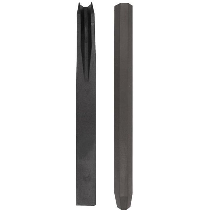 NATURE Piquet en PVC recyclé à fixer Borderfix H 38 x 36 x 38 cm Lot de 3 - vue 2