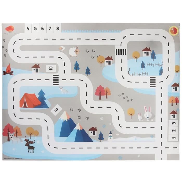 Enfants tapis de jeu éducatif fun carte du monde pays tapis anti-dérapant petit large 3 taille 