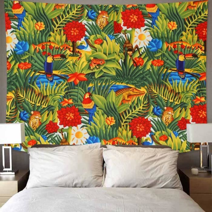 TAPISSERIE BRODEE,vert clair-150X100CM--Tapisserie de fond de chambre à TAPISSERIE BRODEE,vert clair-150X100CM--Tapisserie de fond de chambre à