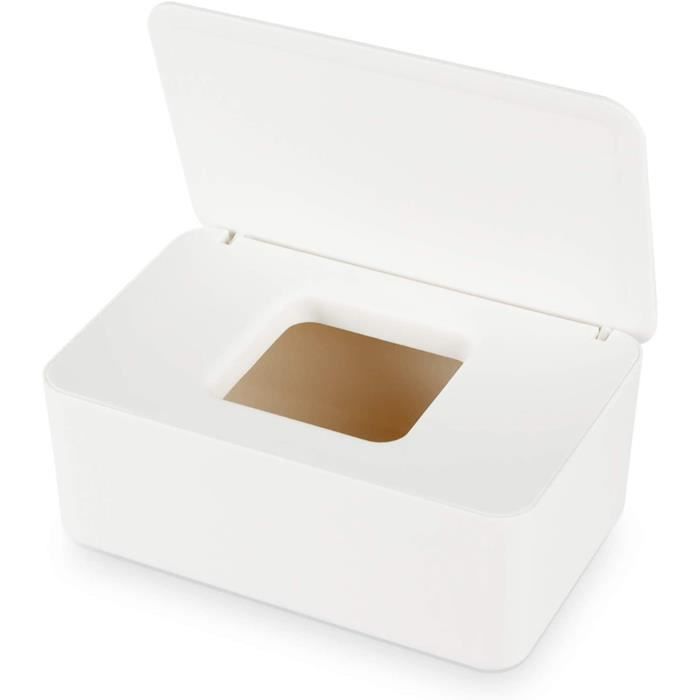 Boîte à Lingettes Blomus MENOTO – Acier Inoxydable Poli, Insert Plastique, 7x14.9x13.2cm