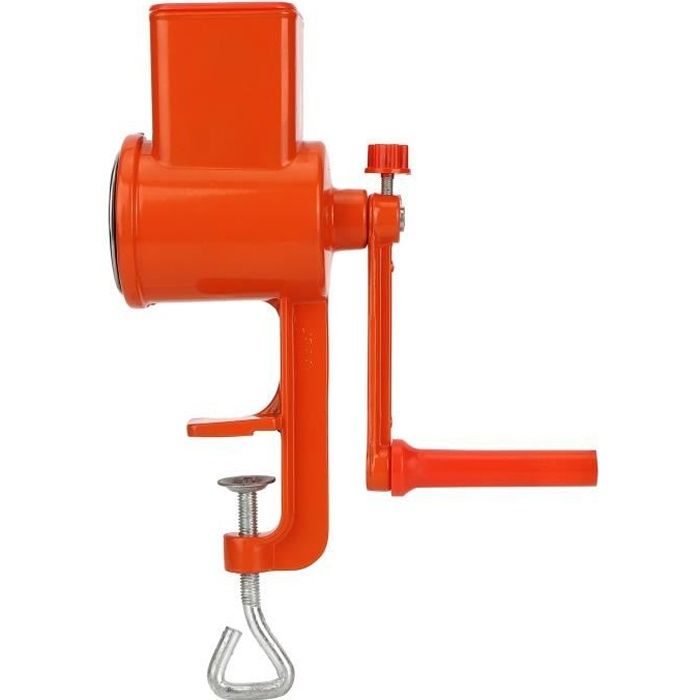 Moulin à café - TBEST - Manuel - Alliage daluminium - Mécanisme de broyage réglable - Couleur orange