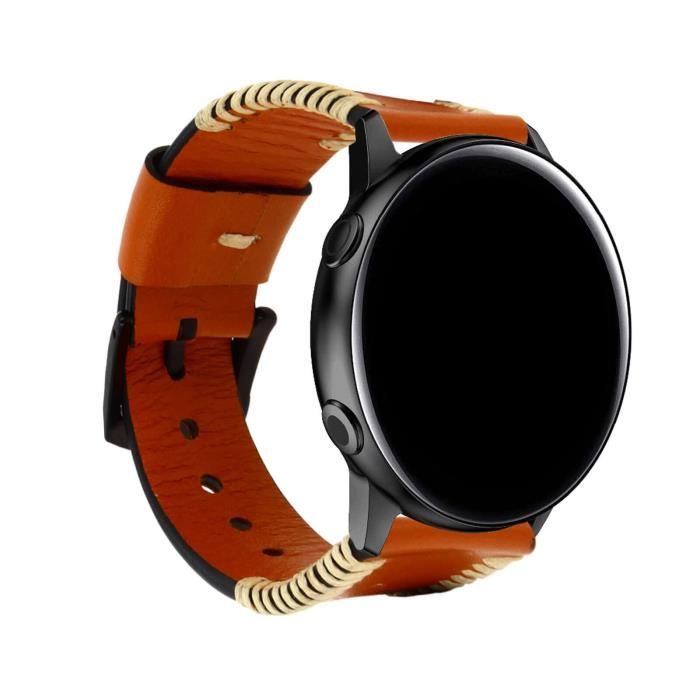 Bracelet cuir galaxy watch active deals