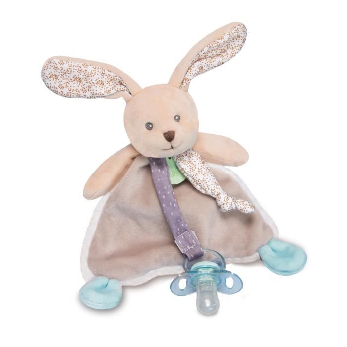 DOUDOU Babynat Baby nat' LAPIN PLAT POUPI NATURE BLANC BEIGE BLEU DOUDOU Babynat Baby nat' LAPIN PLAT POUPI NATURE BLANC BEIGE BLEU