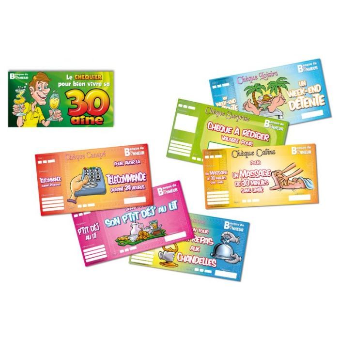 Chequier 30 Ans Homme Anniversaire Achat Vente Farce Et Attrape Cdiscount Chequier 30 Ans Homme Anniversaire Achat Vente Farce Et Attrape Cdiscount