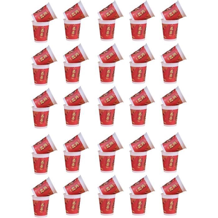 Gobelets En Papier, 40 Verres Gobelets En Papier éCo - DéGradables, Gobelets Jetables, FêTe D