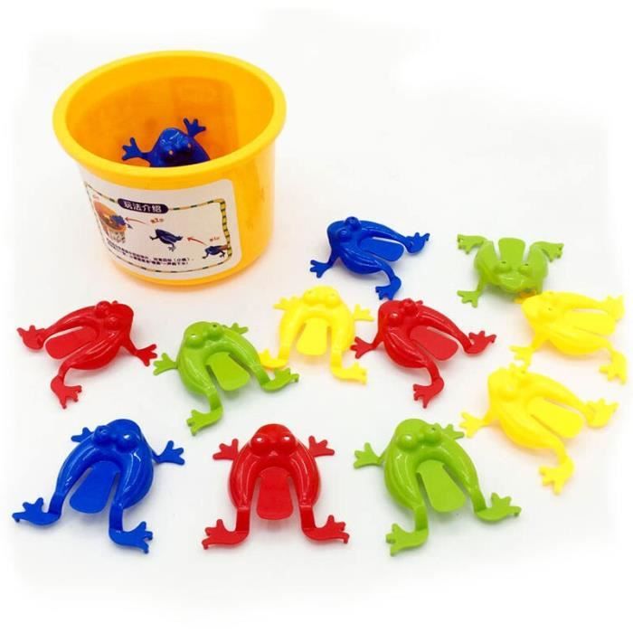 Hilai Grenouille Sauteuse à Remonter – Jouet Nostalgique En Plastique – Pour Enfants Et Adultes – Cadeau Rétro