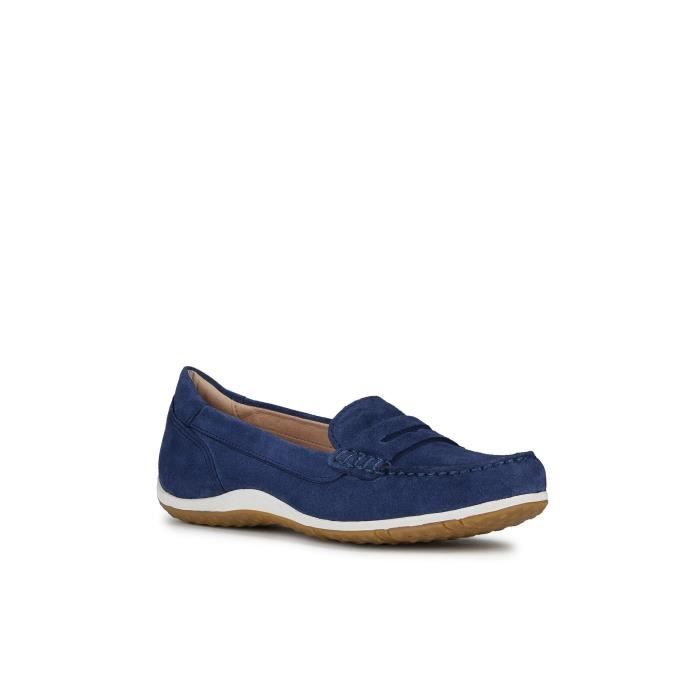 GEOX Mocassin D VEGA MOC Bleu Femme Cdiscount Chaussures