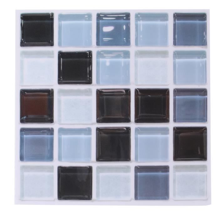 RE-COVERTILES - 32 Pcs Carrelage Autocollant 15x15 Cm PS00160 Mosaïque De Azulejos Autocollant Mural Décorative à Carreaux De Ciment Pour Salle De Bains Et Cuisine Stickers Peel And Stick