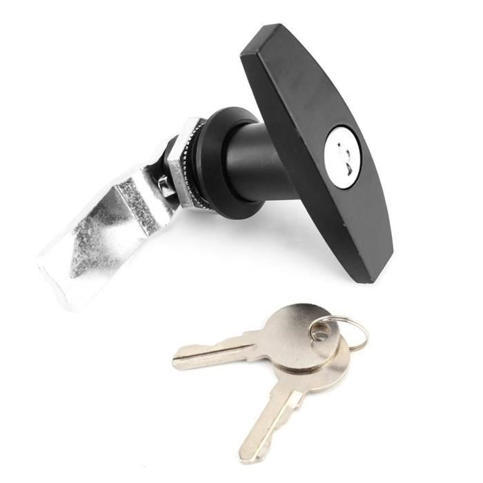 Serrure en T de remorque Serrure de porte de garage de boîte à outils