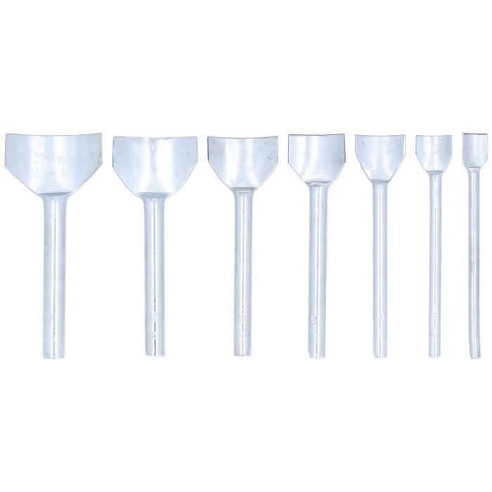 Jeu De 7 Poinçons Pour Bijouterie - Matrices à Trou Pour Cercles Métalliques - Outil Bijoutier