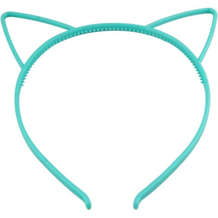 Serre-tête Avec Oreilles De Chat Ou Loup - Accessoire Cheveux Réglable Et Invisible - Pour Cosplay, Fête, Déguisement Ou Quotidien