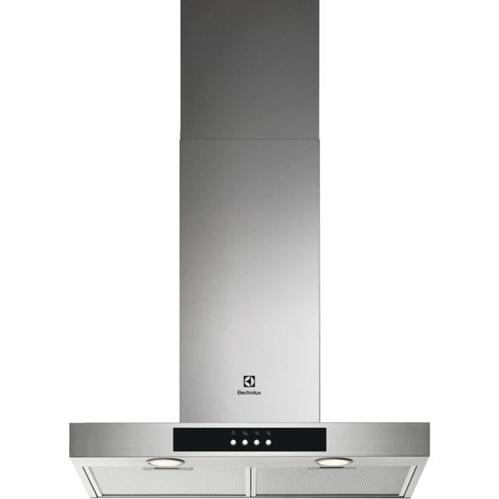 Electrolux Lft426x Hotte Decorative Murale Evacuation Et Recyclage 600m3 H 3 Vitesses L60cm Filtres Inclus Achat Vente Hotte Cdiscount
