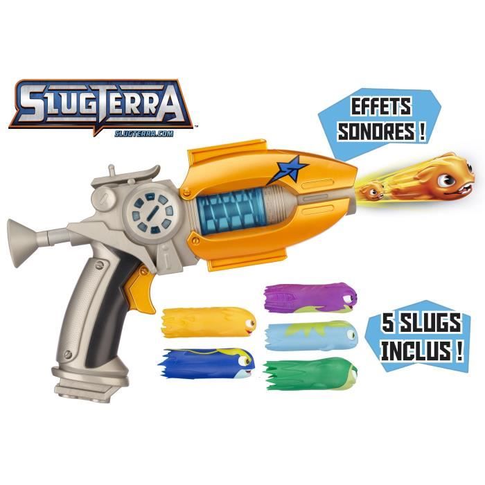 SLUGTERRA Deluxe Blaster avec Sons + 5 Munitions Slugs - Cdiscount Jeux -  Jouets