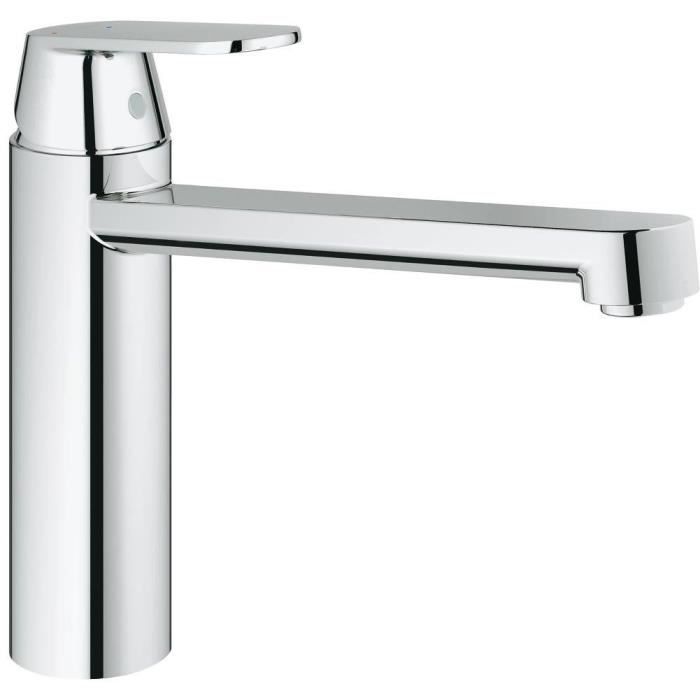 Grohe Mitigeur monocommande Evier Eurosmart Cosmopolitan Chromé 30199000
