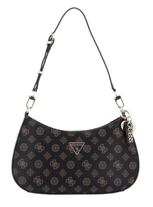 Sac à main GUESS Noelle Girlfriend Satchel Marron foncé