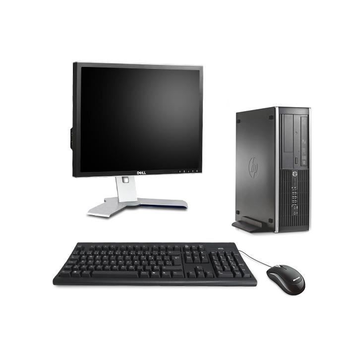 Pc de bureau HP 6200 - i3 - 8Go - 250Go HDD - W10 + Ecran 20 - Hewlett packard