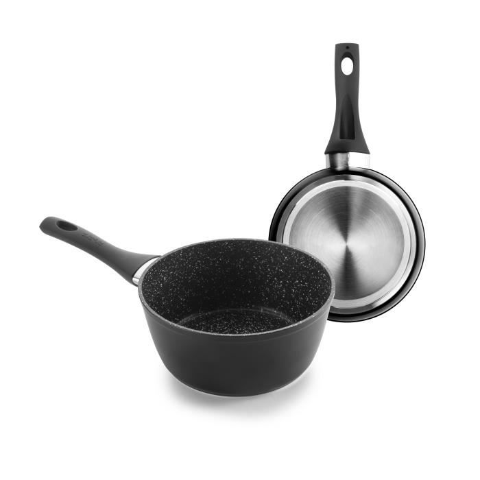 Saucière à Induction Ibili 14 Cm Aluminium Antiadhésif - Capacité 1,1 Litre