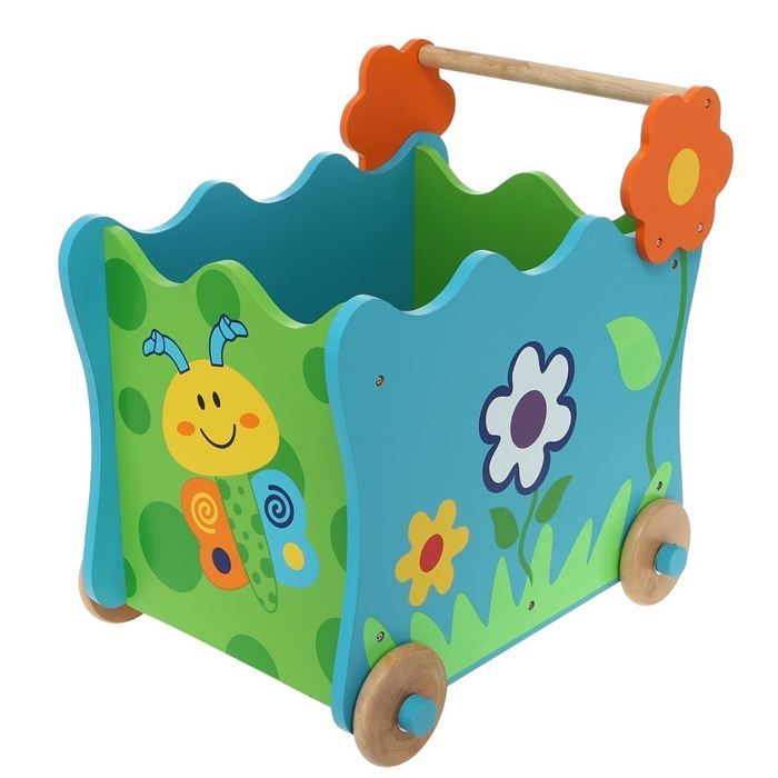 Chariot De Rangement En Bois Achat Vente Coffre A Jouets