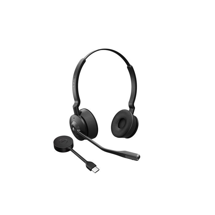 Casque stéréo - JABRA - Engage 55 SE - Microphone optimisé - Portée sans fil 150 m - USB-C