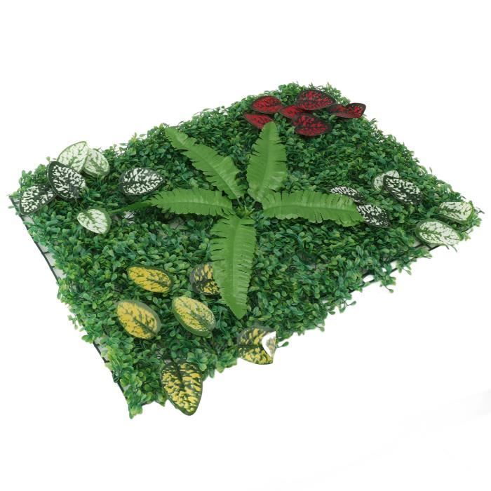 PANNEAU MURAL D'HERBE artificielle de 19 « x 19 », toile de fond de