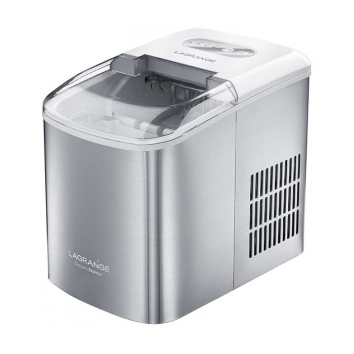 Machine à glaçons LAGRANGE EXPRESS V2 - 120W - 12kg/24h - 2 tailles de glaçons - 2.1L - Auto-nettoyage - Gris