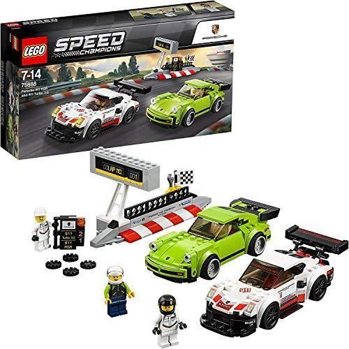 LEGO - Speed Champions - Porsche 911 RSR et 911 Turbo 3.0 - 75888 - Jeu de Construction