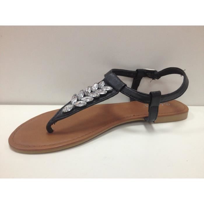 chaussure plate ouverte femme