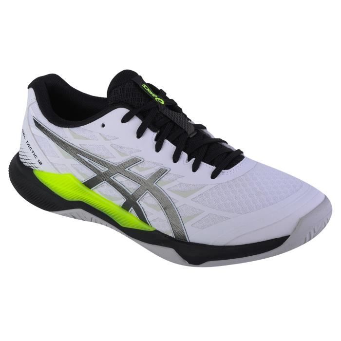 asics gel-tactic 12 1071a090-101, homme, blanc, chaussures de volleyball