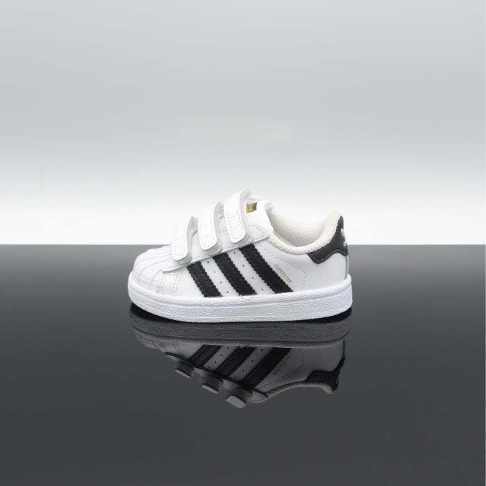 ADIDAS SUPERSTAR BZ0418 BLANCHE/NOIR - Achat / Vente basket 