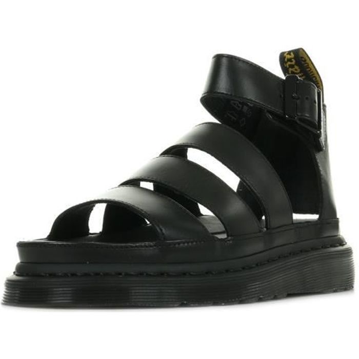 Canteen cock heal Sandales Dr Martens Clarissa II Brando Noir - Cdiscount