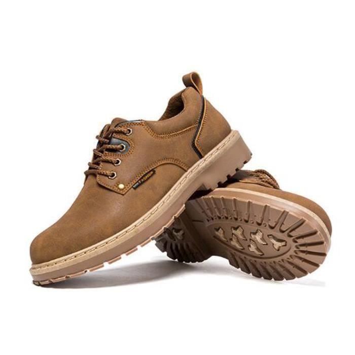 Richelieu en Cuir Homme Chaussures Marron Marron - Cdiscount