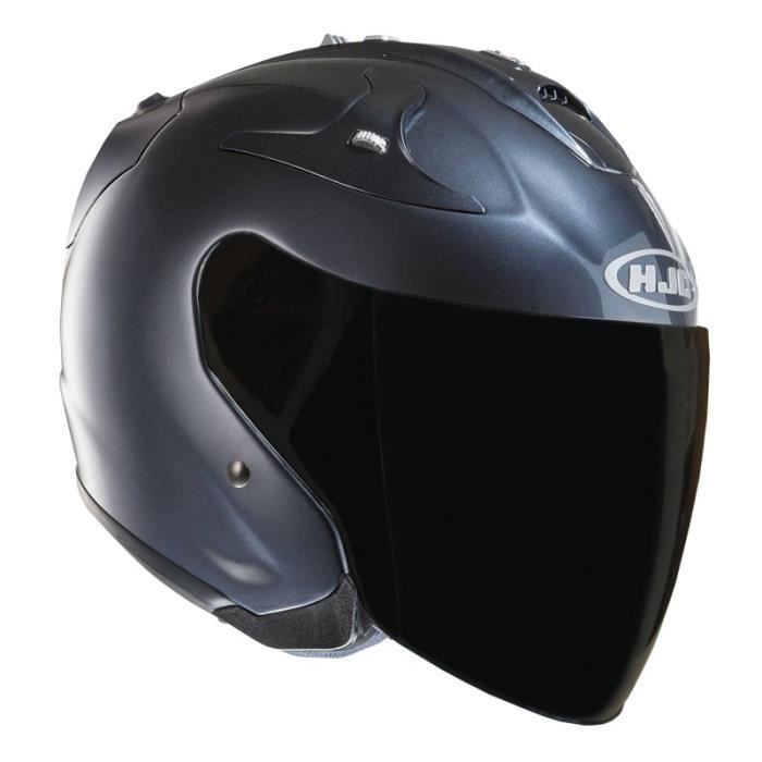 Hjc Fg Jet Gris Anthracite Avec Visiere Teintee Achat Vente Casque Moto Scooter Hjc Fg Jet Gris Anthracite Cdiscount