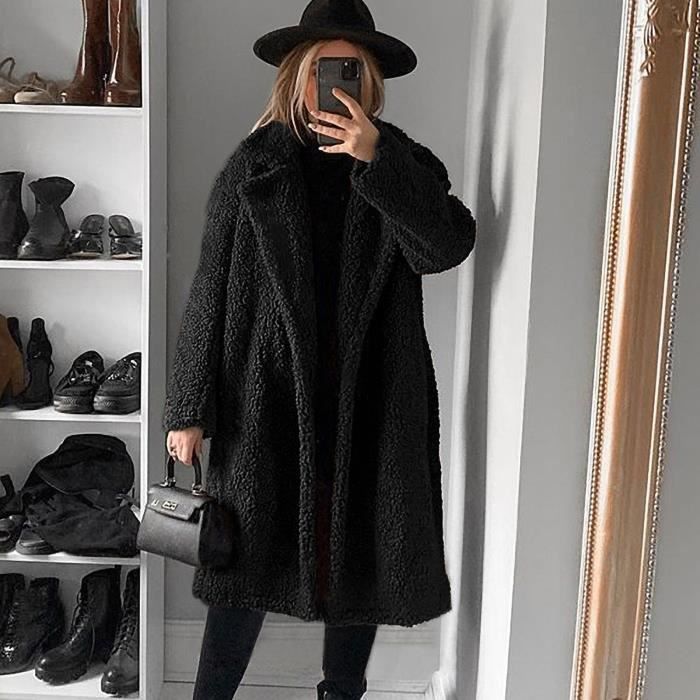 Manteau peluche 2025 h&m