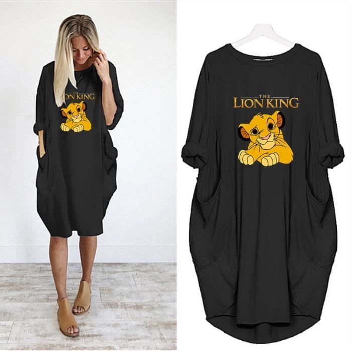 Robe roi lion femme deals