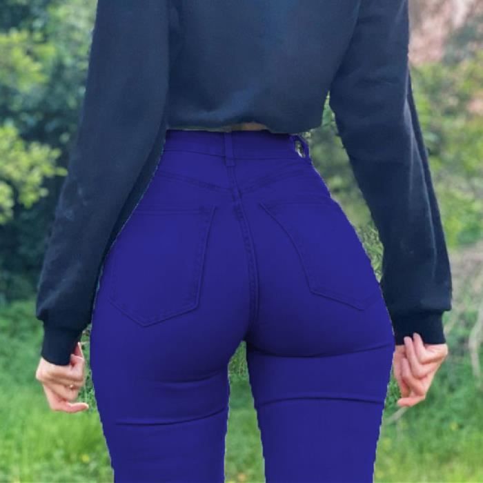 Jeans Femme Slim Skinny Coloré - Taille Slim - Neuf Avec étiquettes