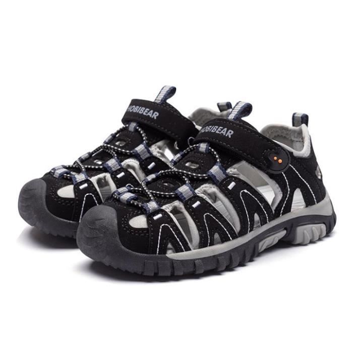 Chaussures D'Été Pour Enfant Fille - Sandales Toile Respirantes Anti-Dérapantes - Dessin Animé Voiture - Bébé