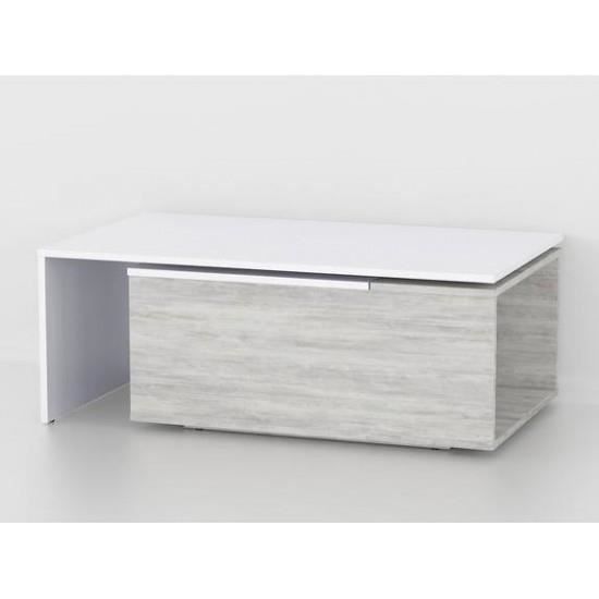 Table Basse Aspect Beton Et Blanc Achat Vente Table Basse