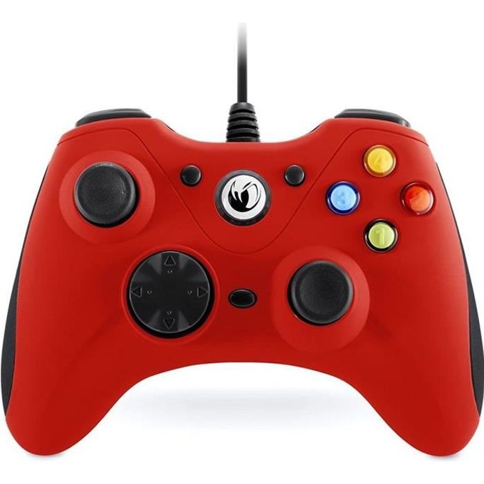 Manette Filaire Big Ben Nacon PCGC-100XF Rouge pour PC