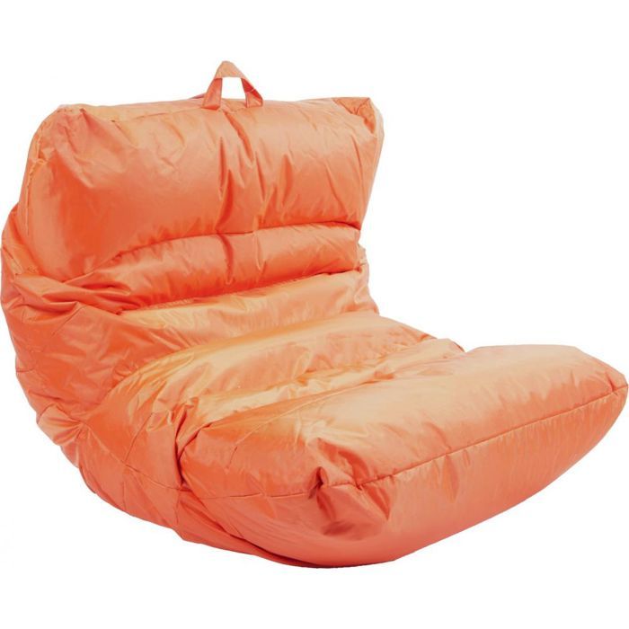 Fauteuil relax nomade - NO NAME - Orange - Toile polyester 420D - 60 x 80 x 60 cm - Sangles intérieures