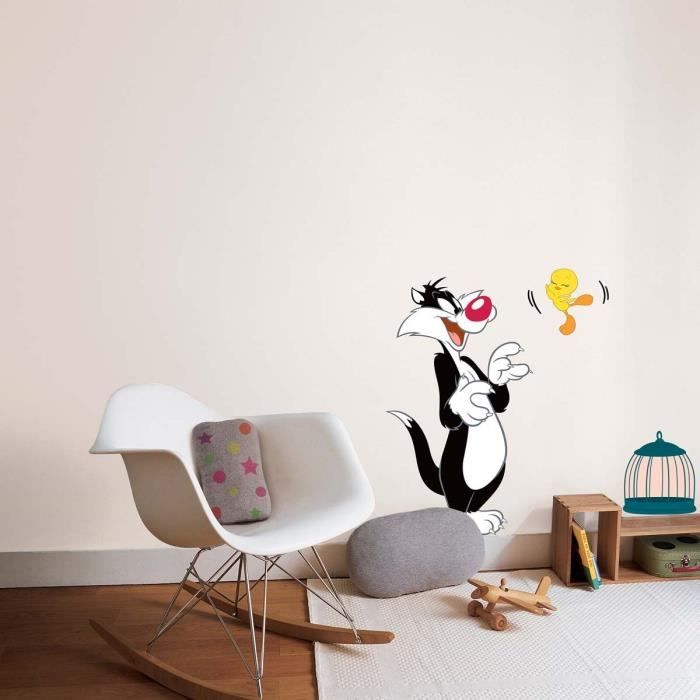 Sticker Mural Titi Et Grosminet Cdiscount Maison