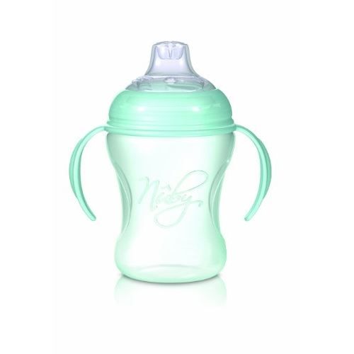 Nuby Flip N Sip Verre Anti Renversement Avec Poignees 240 Ml Bebe Puericulture Mousselines