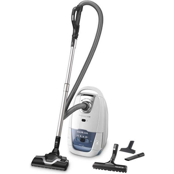 rowenta aspirateur avec sac silence force 4a 64 db a 450w blanc ro7747ea cdiscount electromenager
