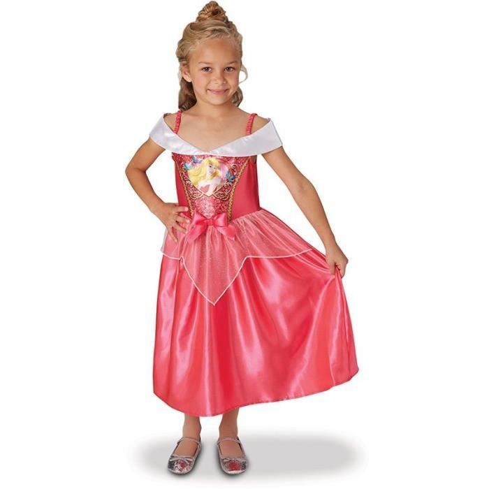 DISNEY Déguisement classique Sequin Aurore - Rose
